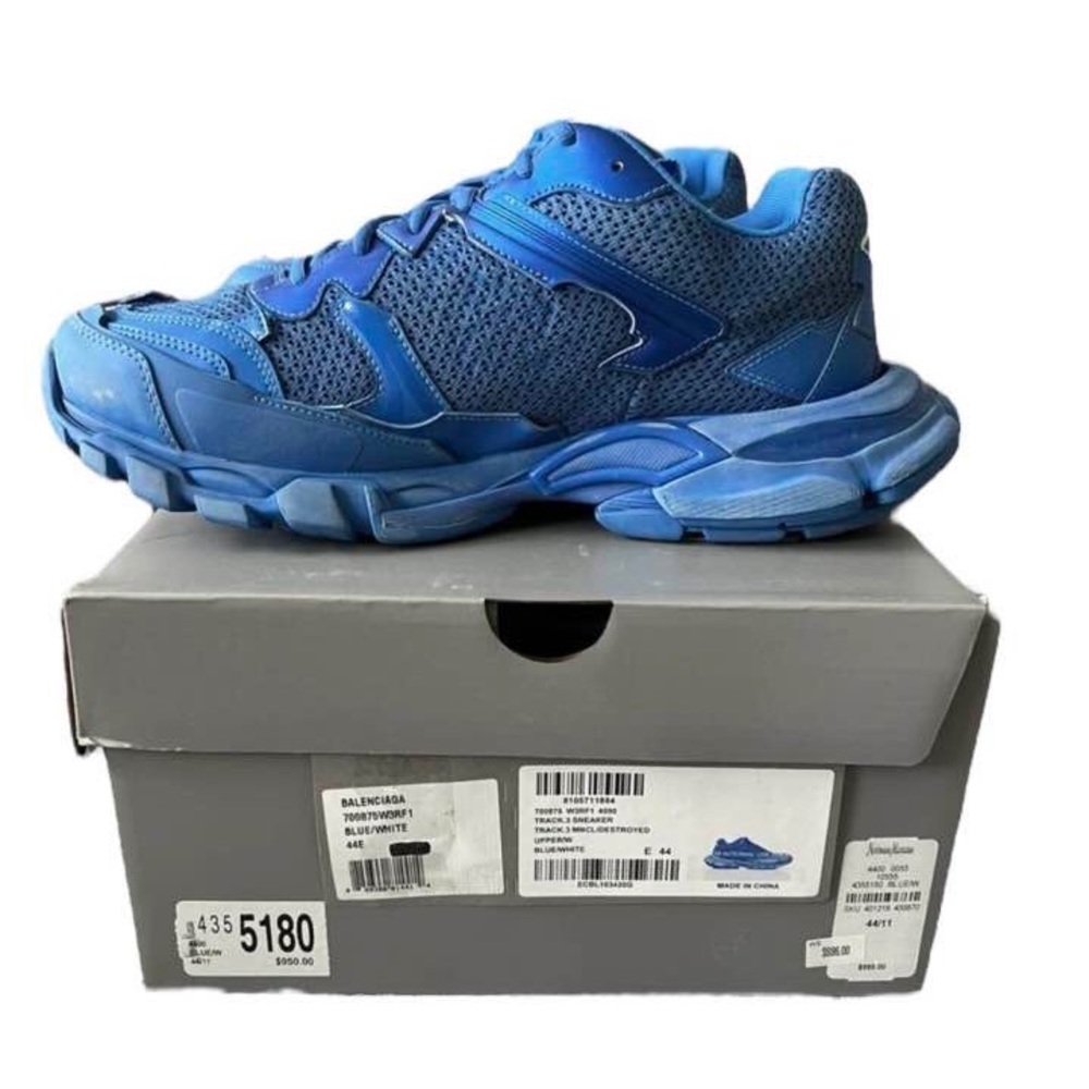 Balenciaga Track 3 Light Blue LT IT37 W37 Women Track Sneakers